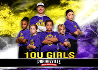 10U Girls Purple Yellow