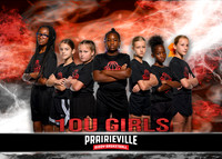 10U Grils Black-Red